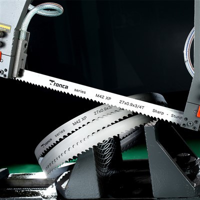 Bandsaw lam pou asye pur